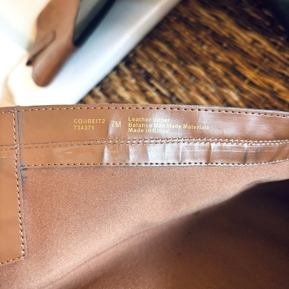 Franco Sarto Corbeit Leather Knee High Riding Boots Brown Black Size 7 - Picture 12 of 12